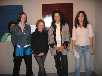 Anne Waldman with Maine Review editors